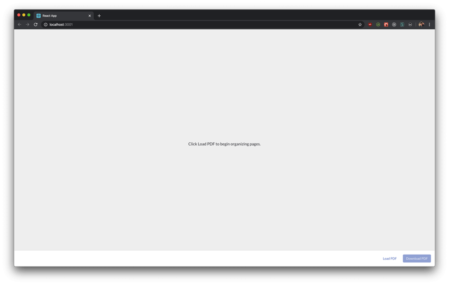 Step 5 - Basic Layout of React PDF Editor Application