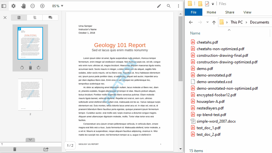 Using Thumbnail Controls For Page Manipulation Pdftron Sdk